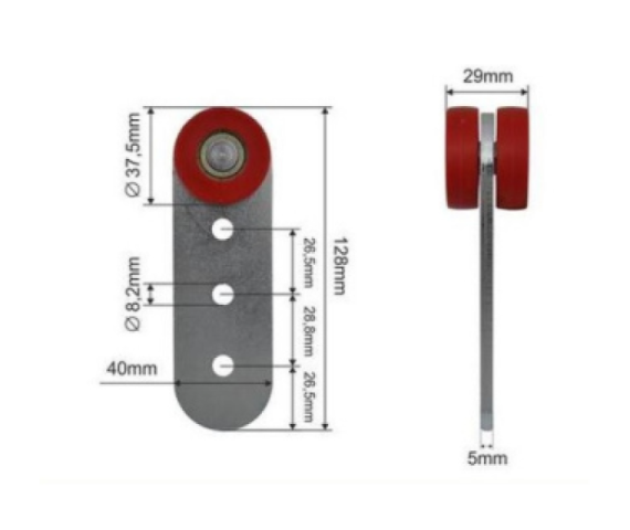 Купити Ролик бокової штори 37,5*29*127 Цинк Versus Original Польща (1804336040)