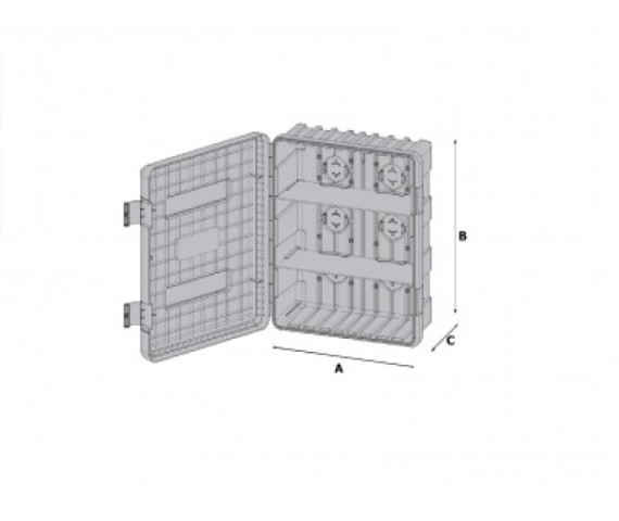 Купити Ящик інструментальний Daken Dual Box для вантажних автомобілів Daken Пластик Італія (85130)