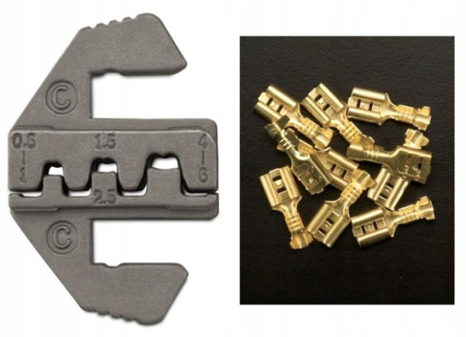 Купити Набір для обтискача клем універсальний TOPTUL GAAI0605