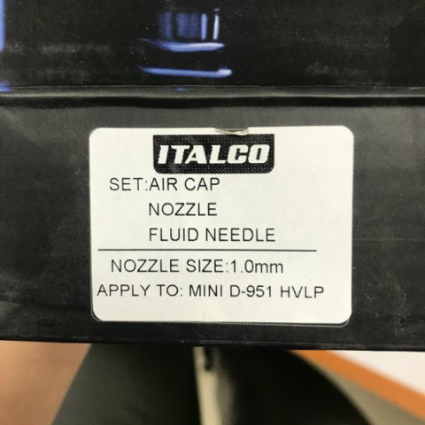 Купити Форсунка 1мм для краскопультів D-951-MINI HVLP ITALCO NS-D-951-MINI-1.0