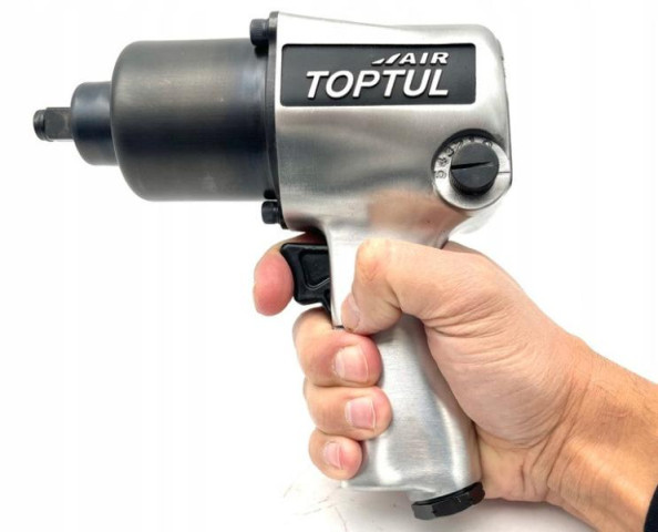 Купить Гайковерт для автосервісу пневматичний 1/2" 814N/m 8000об/хв TOPTUL KAAA1660B