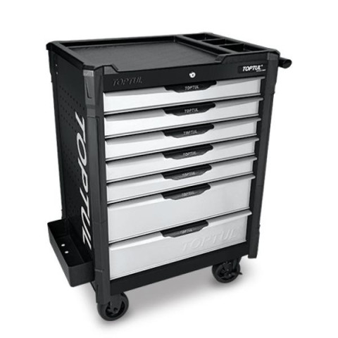 Купити Візок для інструменту (BUMPER SERIES) 7 секцій (чорна) TOPTUL TCAP0707