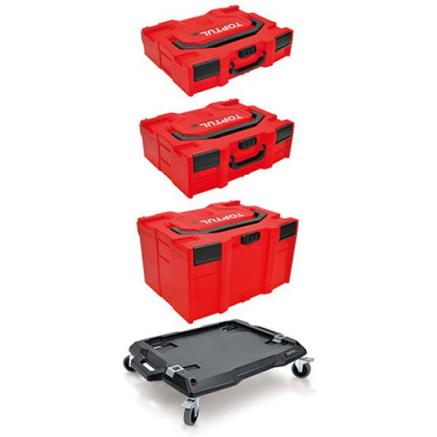 Купить Ящик для інструменту модульний 456x372x262мм (пластик) TOPTUL TBBE0702