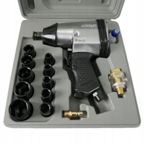 Купить Пневмогайковерт з набором пневмоінструменту 1/2" 17од. AIRKRAFT AT-5004SG
