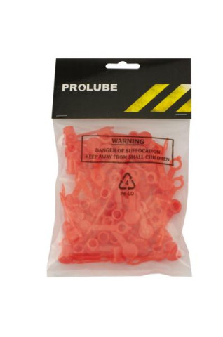 Купити Набор колпачков для пресс масленок красные 50 шт