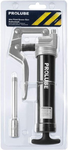 Купити Маленький шприц для змащування PROLUBE G16, пістолетного типу зі сталевою трубкою, 240 бар