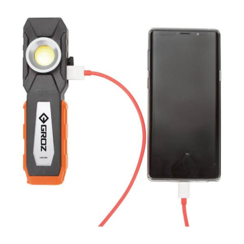 Купити Світлодіодний акумуляторний ліхтар з магнітом, 10W COB, 500 люмен, LED-396