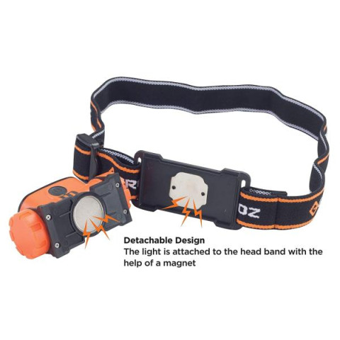 Купить Ліхтарик налобний акумуляторний LED-220, 3W COB, 150 люмен