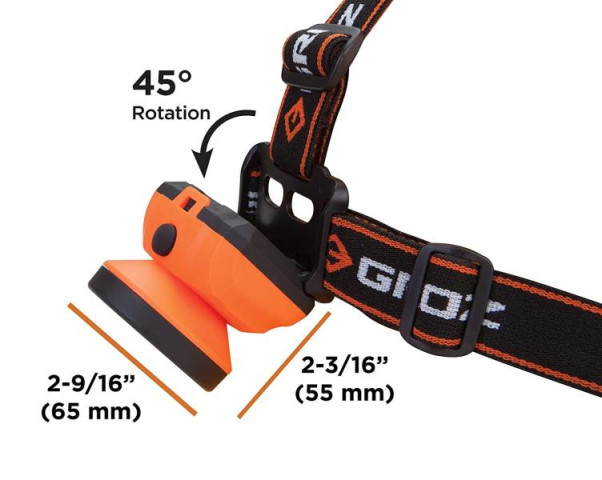 Купить Ліхтар налобний світлодіодний LED-230, 3W COB, 160 люмен