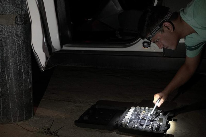 Купити Ліхтарик на голову LED-230, 3W LED, 120 люмен