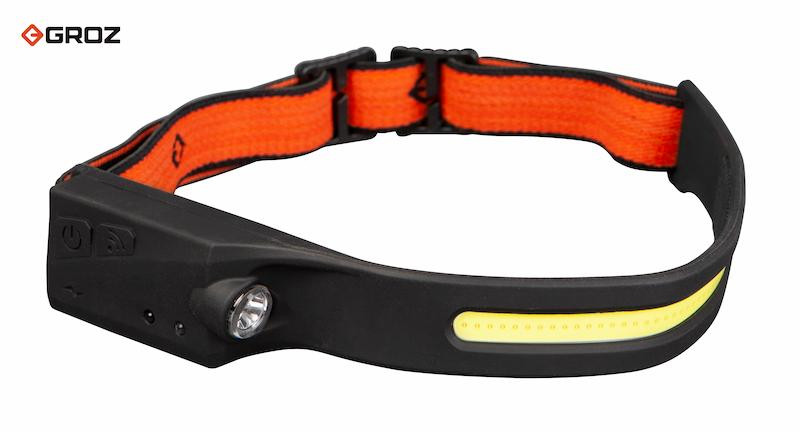 Купити Налобний акумуляторний ліхтарик LED-250, 5W COB та 3W LED, 350 люменів