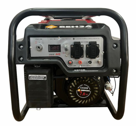 Купити Генератор бензиновий 2,5 кВт, 230 Вольт, БЕНЗА SH3500E