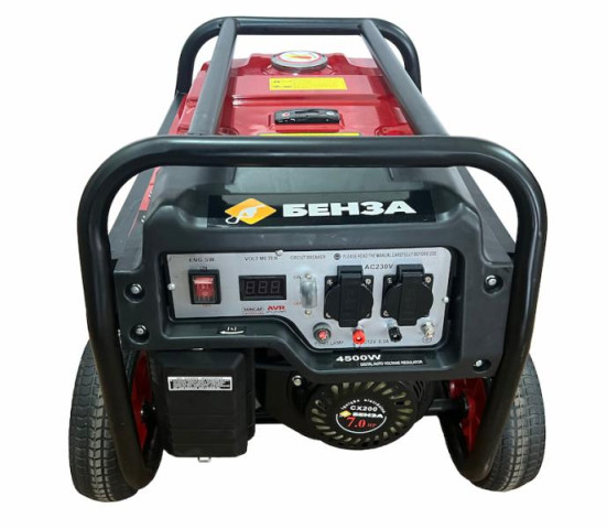 Купити Генератор бензиновий 2,8 кВт, 230 Вольт, БЕНЗА SH4500W