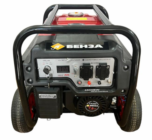 Купити Генератор бензиновий 2,8 кВт, 230 Вольт, БЕНЗА SH4500EW