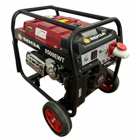 Купити Генератор бензиновий 7,5 кВт, 380 Вольт / 230 Вольт, БЕНЗА 8500EWT