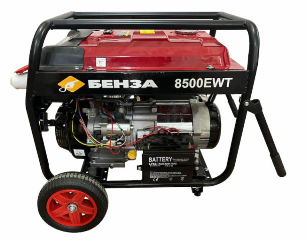 Купити Генератор бензиновий 7,5 кВт, 380 Вольт / 230 Вольт, БЕНЗА 8500EWT