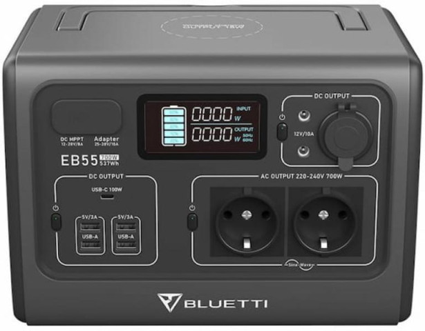 Купити Портативна зарядна станція Bluetti PowerOak EB55 537Wh, потужність 700 Вт.