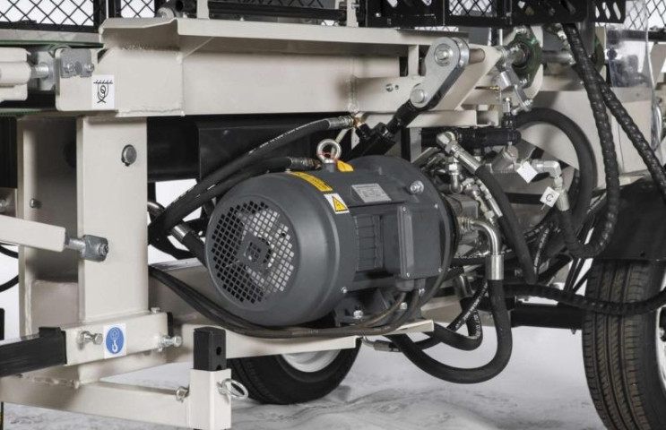 Купити Напівавтоматична машина для різання і розколу дров Lumag SSA500EH-PRO