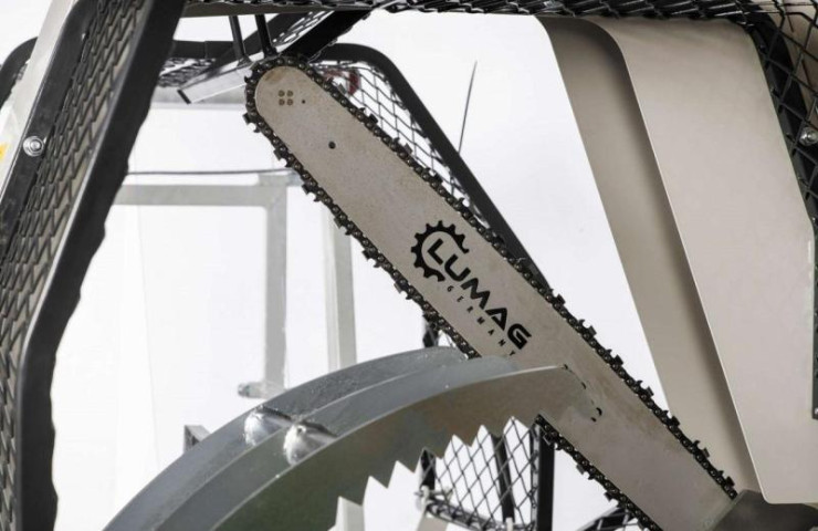 Купити Напівавтоматична машина для різання і розколу дров Lumag SSA500EH-PRO