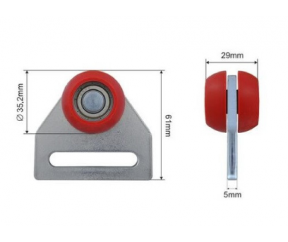 Купити Ролик бокової штори 35*60*65 Цинк Польща (1804335041)