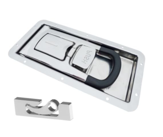 Купити Замок для фургона врізний 318х152мм Ø16,5 мм Нерж Польща (1305416043)