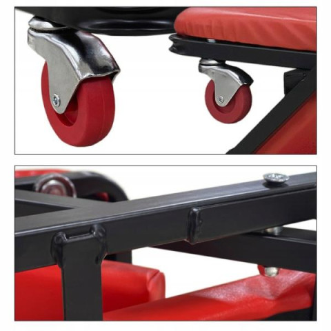 Купити Лежак автомастера подкатной 2 в 1 (макс. 130кг) TORIN TR6036Z