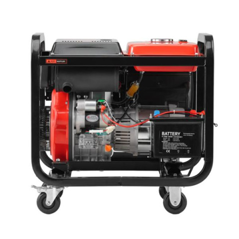 Купити Генератор дизельний 5,0/5,5 кВт, 220 В, 12,5 л, електро/ручний старт, мідна обмотка, STORM