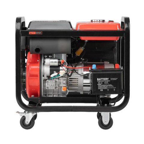 Купить Генератор дизельний 7,0/7,5 кВт, 220 В, 12,5 л, електро/ручний старт, мідна обмотка, STORM