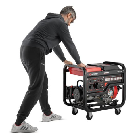 Купить Генератор дизельний 7,0/7,5 кВт, 220 В, 12,5 л, електро/ручний старт, мідна обмотка, STORM