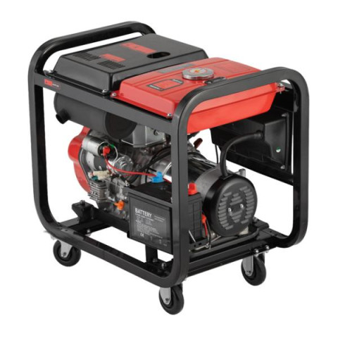 Купить Генератор дизельний 7,0/7,5 кВт, 220 В, 12,5 л, електро/ручний старт, мідна обмотка, STORM