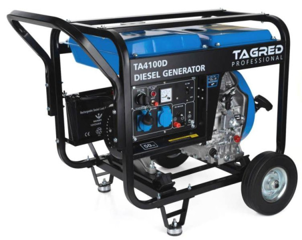 Купити Дизельный генератор TAGRED TA4100D + газова плитка Orcamp CK-505 + 4 газових картриджа 400 мл