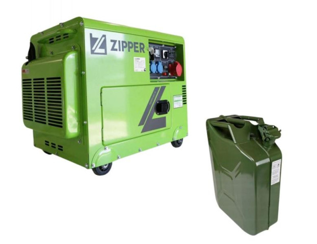 Купити Дизельный генератор Zipper ZI-STE7500DSH + газовая плитка Orcamp CK-505 + 4 газовых картриджа 400 мл