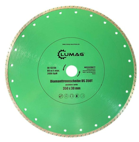 Купити Алмазный диск Lumag турбо DS350T