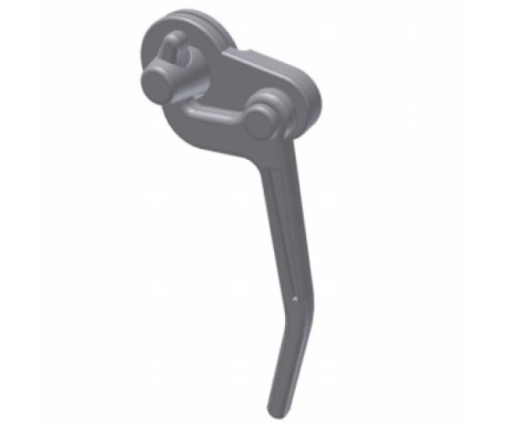 Купить Замок борту причепа Alta А55-3 (правий) Сталь Польща (1702326075)