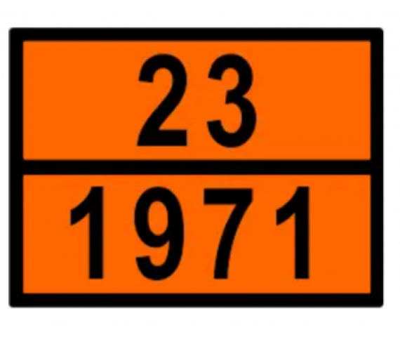 Купити Інформаційна табличка ADR "Газ природний 23-1971" Bicma Bicma Цинк Італія (2602991106)