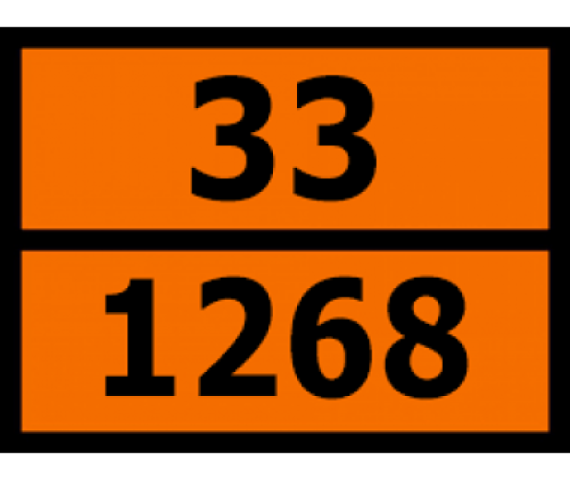 Купити Інформаційна табличка ADR "Нафтопродукти 33-1268" Bicma Bicma Цинк Італія (2602991130)