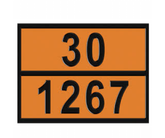 Купить Інформаційна табличка ADR "Нафта сира 30-1267" Bicma Bicma Цинк Італія (2601391754)