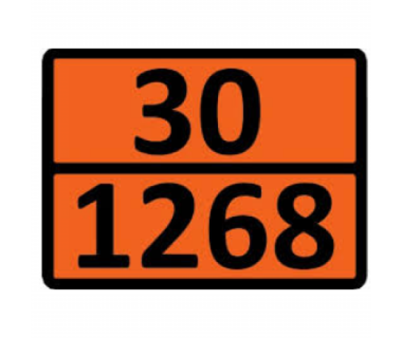 Купити Інформаційна табличка ADR "Нафтопродукти 30-1268" Bicma Bicma Цинк Італія (2601391740)