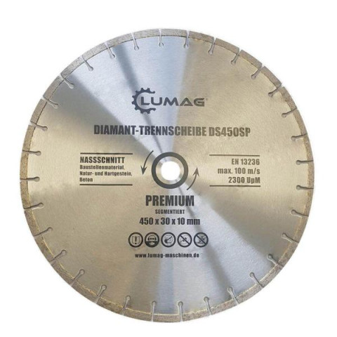 Купити Алмазный диск Lumag 450 мм