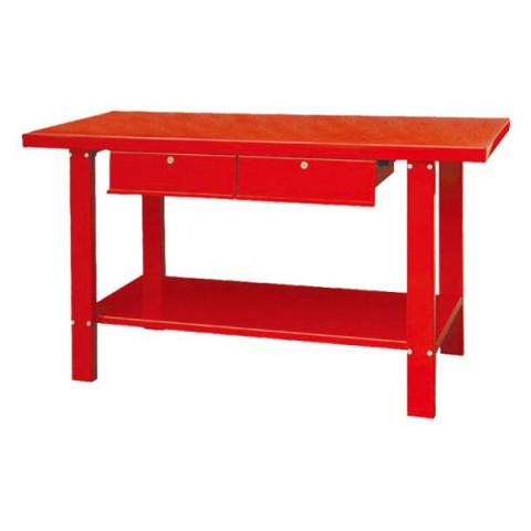 Купить Верстак стальной профессиональный с выдвижными ящиками и нижней полкой 1500x640x865 мм TORIN PBW5925