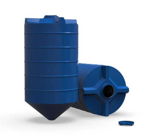 Купить Емкость Litolan с конусным дном 2500 л