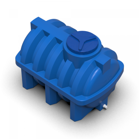 Купить Емкость Litolan двухслойная горизонтальная 500 л (EG500Р)