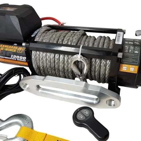 Купити Лебідка електрична Kangaroowinch K12000 Performance Series 12 В 5443 кг синтетичний трос