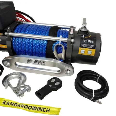 Купити Лебідка електрична Kangaroowinch K12000 12 В 5443 кг синтетичний трос