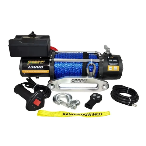 Купити Лебідка електрична Kangaroowinch K13000 12 В 5907 кг синтетичний трос