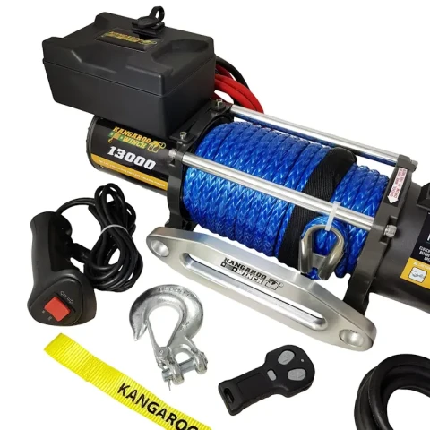 Купити Лебідка електрична Kangaroowinch K13000 12 В 5907 кг синтетичний трос