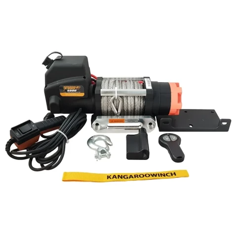Купити Лебідка для квадроцикла Kangaroowinch K6000E 12 В 2720 кг синтетичний трос