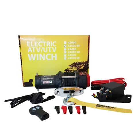 Купити Лебідка для квадроцикла Kangaroowinch K3500SR 12 В 1588 кг синтетичний трос