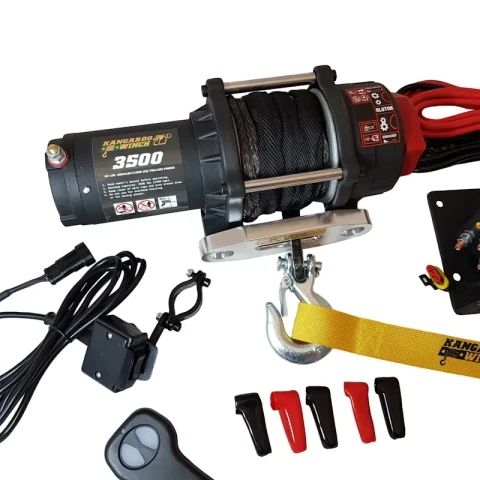 Купити Лебідка для квадроцикла Kangaroowinch K3500SR 12 В 1588 кг синтетичний трос