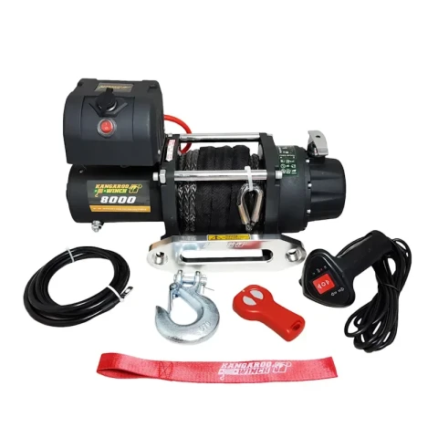 Купити Лебідка електрична Kangaroowinch K8000E 12 В 3628 кг синтетичний трос